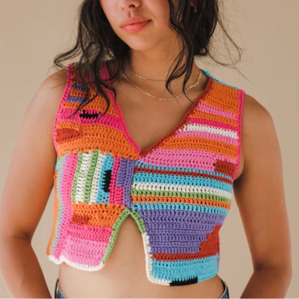 BRAND NEW Tach “Vicenta Crochet Top”